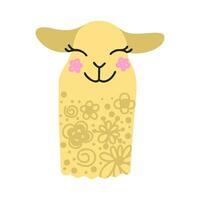 dibujos animados llamas vector bosquejo