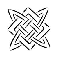 Slavic symbol vector sketch