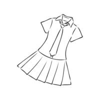 schoolchildren vector sketch