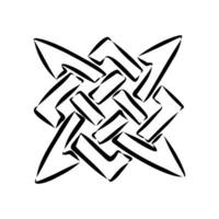 Slavic symbol vector sketch