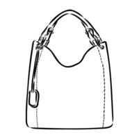 handbag vector sketch