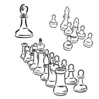 chess vector sketch