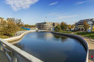 Minsk, Belarus - 10.14.2023 - Shot of the central street of the capital. City photo