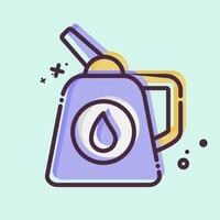 Icon Clothes Steamer. related to Laundry symbol. MBE style. simple design editable. simple illustration vector