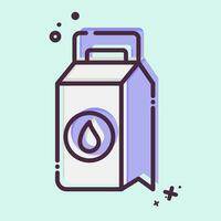 Icon Washing Powder. related to Laundry symbol. MBE style. simple design editable. simple illustration vector