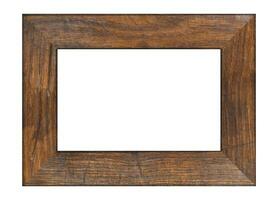 antiguo marrón de madera marco para pinturas y fotos