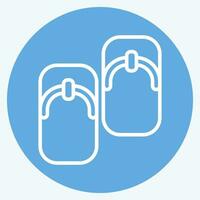 Icon Geta. related to Sakura Festival symbol. blue eyes style. simple design editable. simple illustration vector