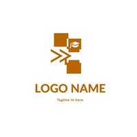 logo that has the concept of a single object that is interconnected and related. It is very elegant and flexible vector