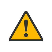 WeHazard warning attention yellow sign with exclamation mark symbol vector