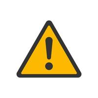 WeHazard warning attention yellow sign with exclamation mark symbol vector