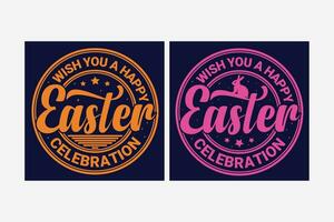 Best Easter Day T-shirt design. Typography graphic vector t-shirt design. vintage retro badge t-shirt.