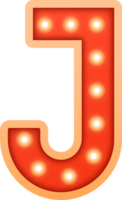 lumière ampoule alphabet lettre j png