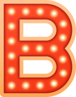 lumière ampoule alphabet lettre b png