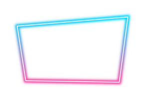 quadro de luz neon png