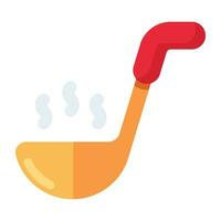 A beautiful design icon of soup spoon, ladle vector