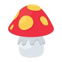 Modern design icon of mushroom vector