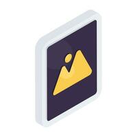 Modern design icon of photo vector