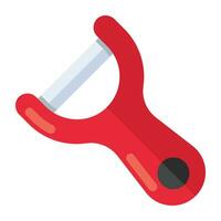 An icon design of bottle opener vector