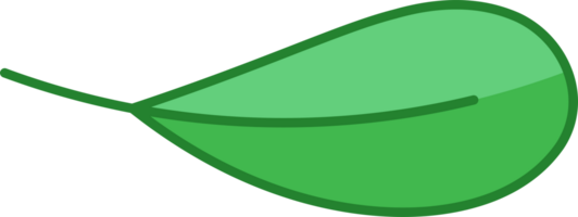 icône de feuille verte png