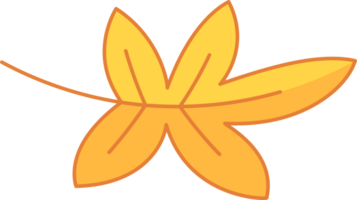 illustration de feuille d'automne png