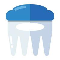 Modern design icon of icing comb vector