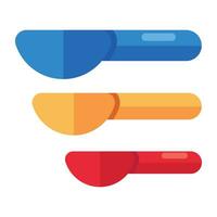 Modern design icon of measuring spoons vector