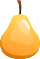 Cute Pear Illustration png