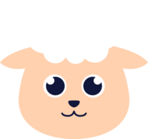 schapen dier hoofd png