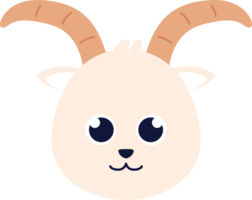 Goat Animal Head png