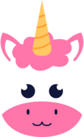 unicornio animal cabeza png