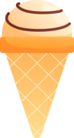 illustration de crème glacée png