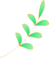 hoja guirnalda marco png