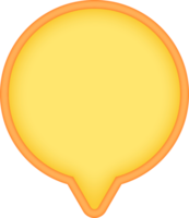 Yellow Banner Button png