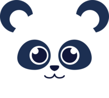 Panda Animal Head png