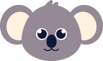 koala dier hoofd png