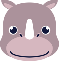 Rhino Animal Head png