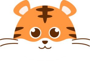 tijger dier hoofd png