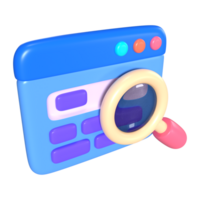 icono de ilustración 3d de palabra clave png