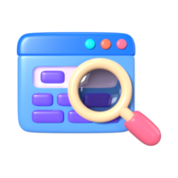 icono de ilustración 3d de palabra clave png