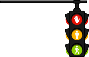 Traffic lights with all three colors or rules traffic lights png