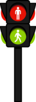 Traffic lights icon or stoplights icon png