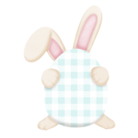 Easter bunny with egg png