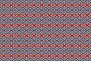 Classic Pixel Art Seamless Pattern. Vector design for backdrop, fabric, embroidery, tile, carpet, wallpaper, and background