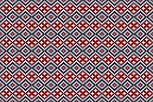 Classic Pixel Art Seamless Pattern. Vector design for backdrop, fabric, embroidery, tile, carpet, wallpaper, and background