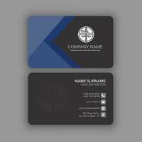 Professional and Creative Business Card Template vector