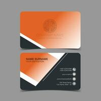 Professional and Creative Business Card Template vector