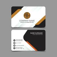 Professional and Creative Business Card Template vector