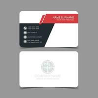 Professional and Creative Business Card Template vector