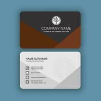 Professional and Creative Business Card Template vector