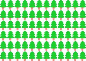 Simple Christmas Tree Vector Patterns Background Lovely Winter Holidays Print vector illustration